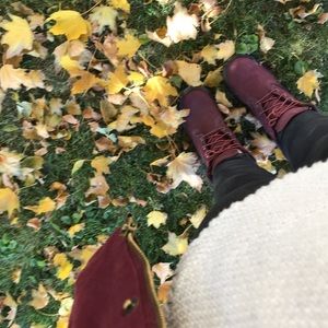 Merlot Timberland boots